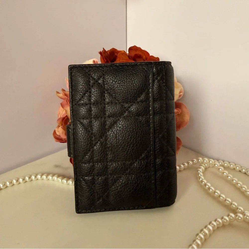 Dior Caro Dandelion Card Holder